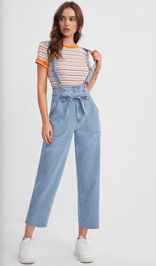 Belted Overalls